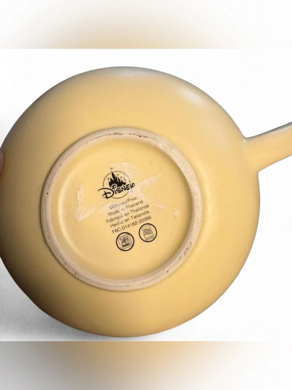 Disney Parks Pixar Bao Dumpling Figural Sculpted Ceramic Mug Cup With Lid 24 oz